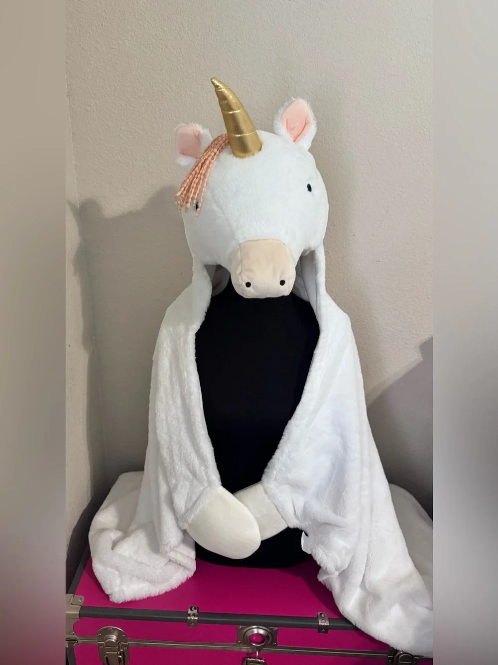 Unicorn Hooded Blanket